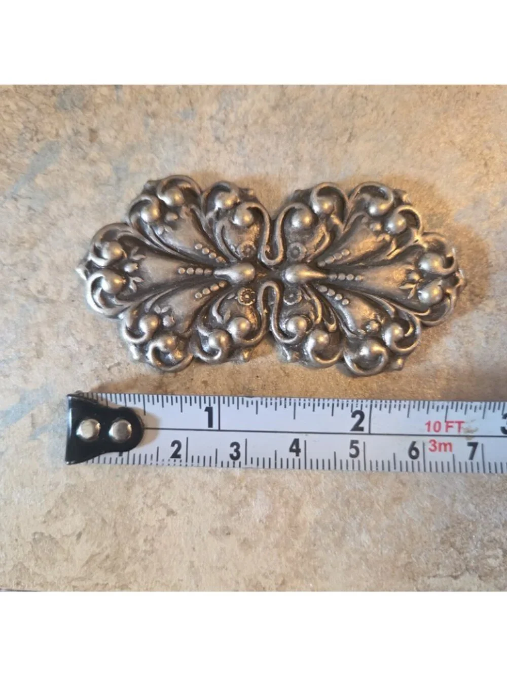 13 Pc Jewelry Findings Brass Oxidized Victorian Oval and Silver Oxidized